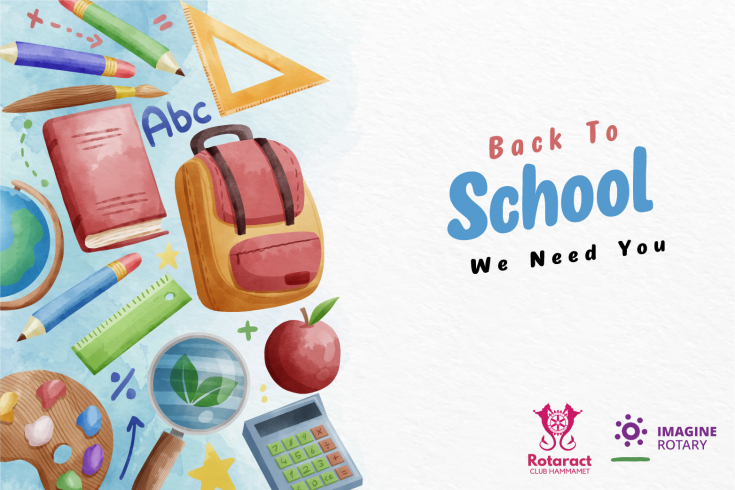 Action rentrée scolaire - school supply let's pack